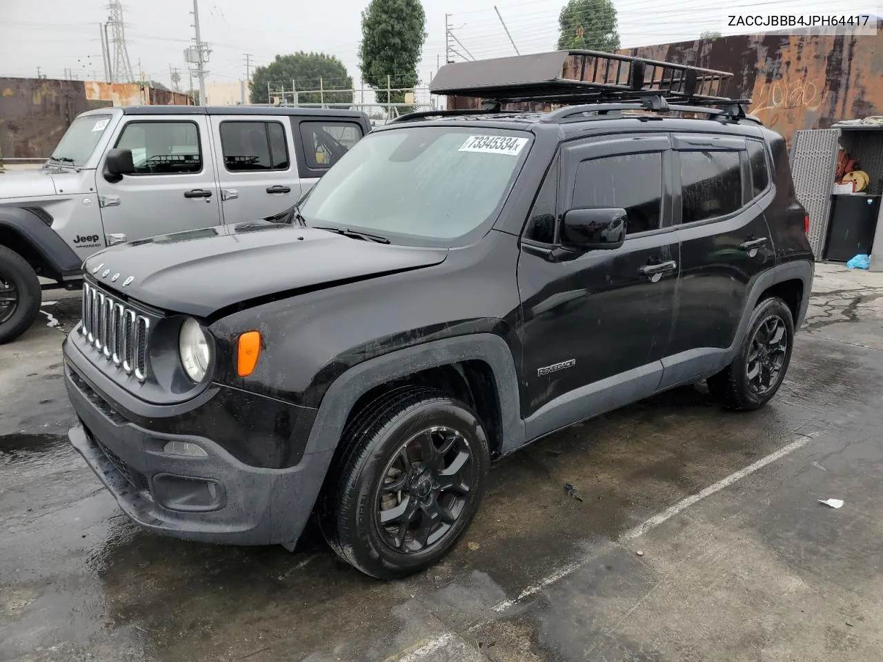 2018 Jeep Renegade Latitude VIN: ZACCJBBB4JPH64417 Lot: 73345334