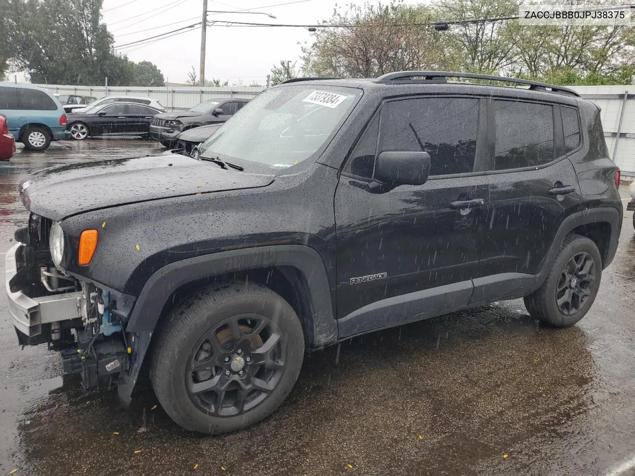 2018 Jeep Renegade Latitude VIN: ZACCJBBB0JPJ38375 Lot: 73379384