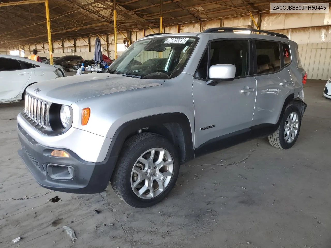 2018 Jeep Renegade Latitude VIN: ZACCJBBB0JPH60445 Lot: 74090674