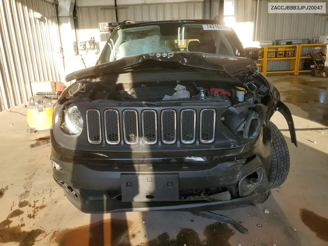 2018 Jeep Renegade Latitude VIN: ZACCJBBB3JPJ20047 Lot: 74316294