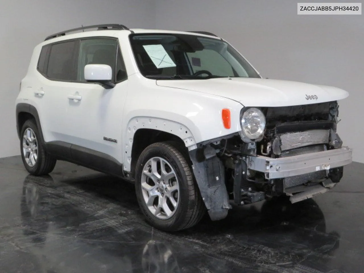 2018 Jeep Renegade Latitude VIN: ZACCJABB5JPH34420 Lot: 74327524