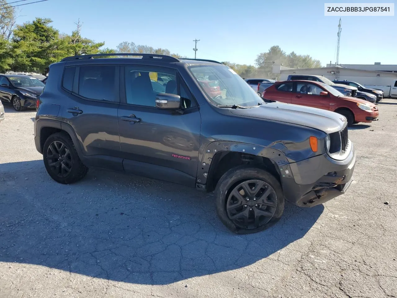 2018 Jeep Renegade Latitude VIN: ZACCJBBB3JPG87541 Lot: 74924374