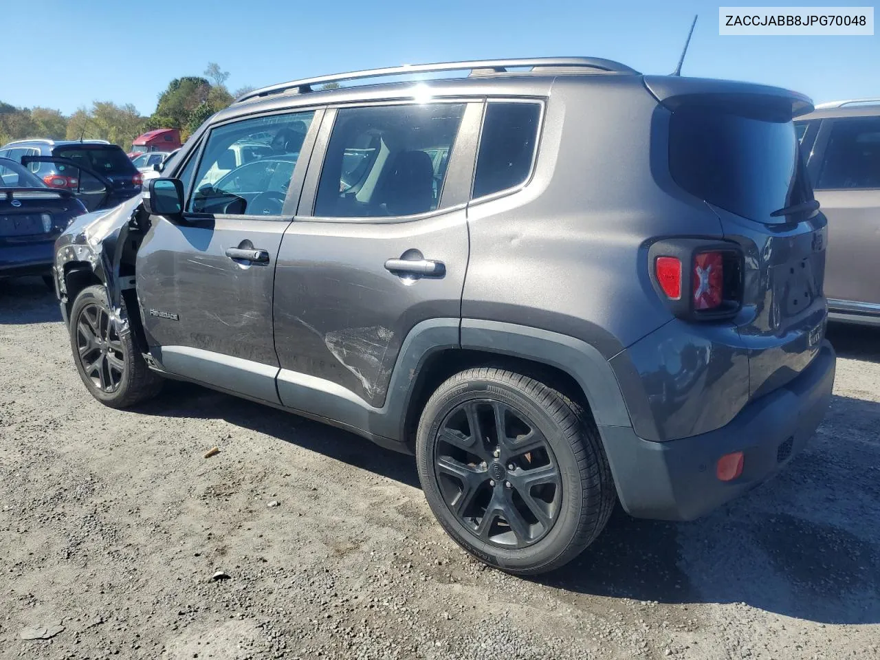 2018 Jeep Renegade Latitude VIN: ZACCJABB8JPG70048 Lot: 74930204