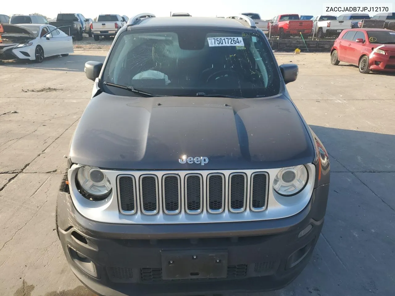 2018 Jeep Renegade Limited VIN: ZACCJADB7JPJ12170 Lot: 75017264