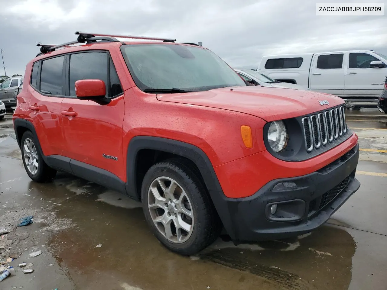 2018 Jeep Renegade Latitude VIN: ZACCJABB8JPH58209 Lot: 75071664