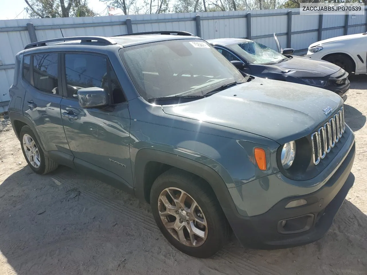 2018 Jeep Renegade Latitude VIN: ZACCJABB5JPG70539 Lot: 75256054