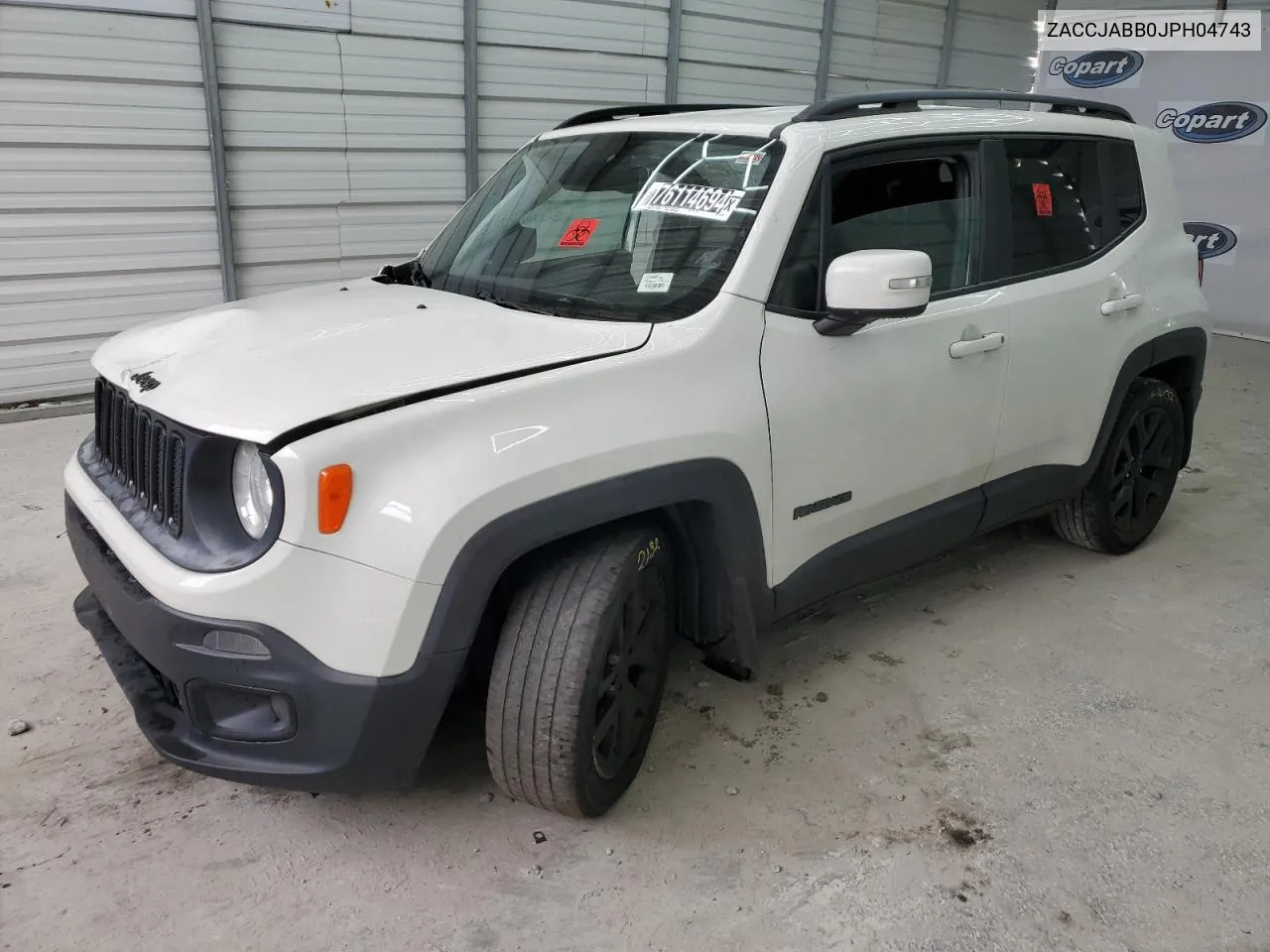 2018 Jeep Renegade Latitude VIN: ZACCJABB0JPH04743 Lot: 76114694