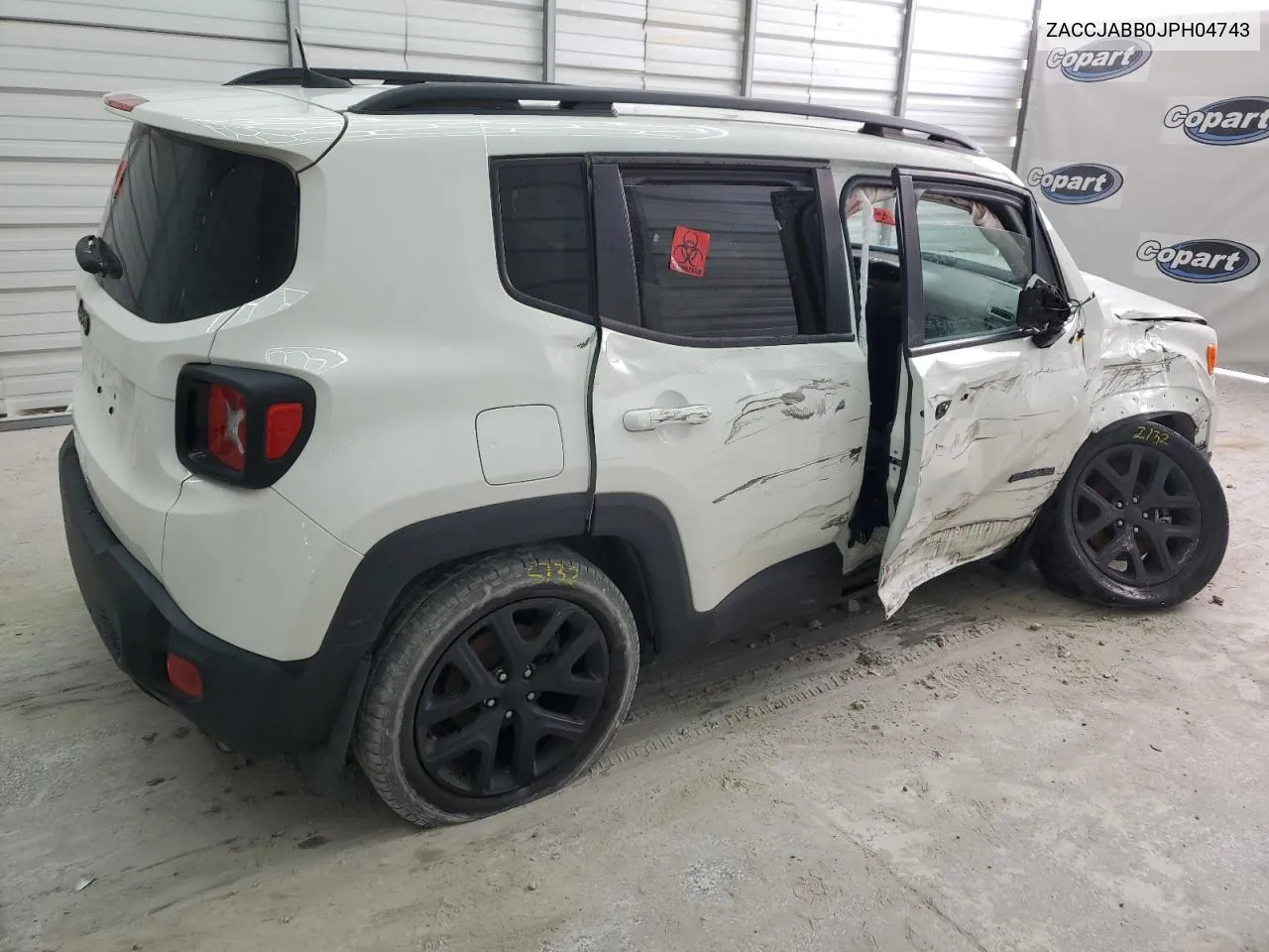 2018 Jeep Renegade Latitude VIN: ZACCJABB0JPH04743 Lot: 76114694