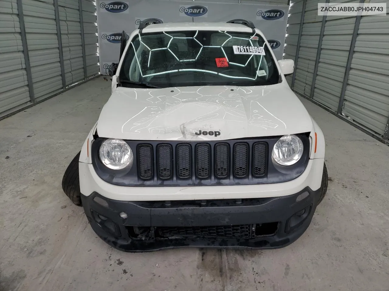 2018 Jeep Renegade Latitude VIN: ZACCJABB0JPH04743 Lot: 76114694