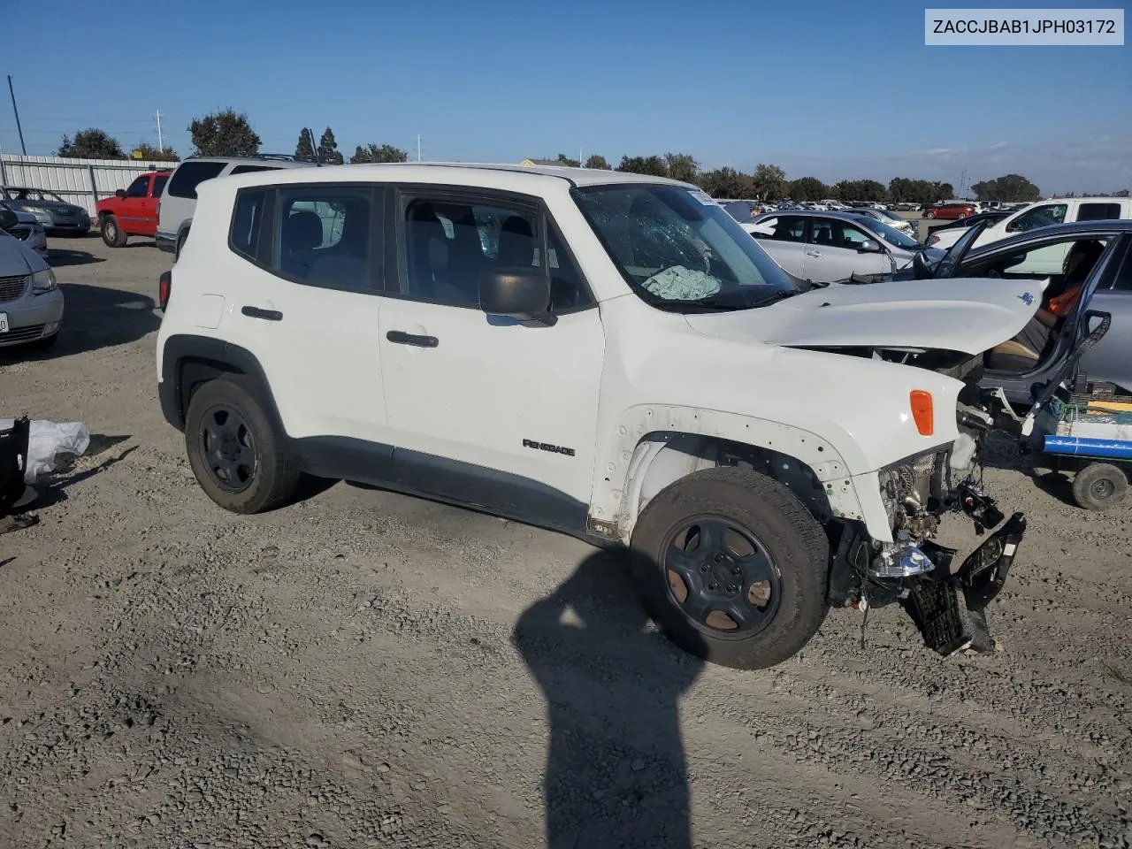 2018 Jeep Renegade Sport VIN: ZACCJBAB1JPH03172 Lot: 76292534