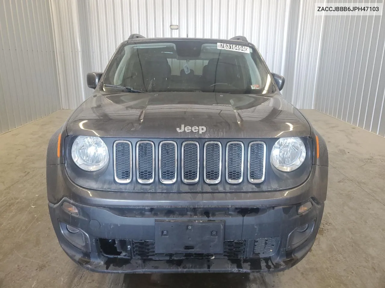 2018 Jeep Renegade Latitude VIN: ZACCJBBB6JPH47103 Lot: 76316494