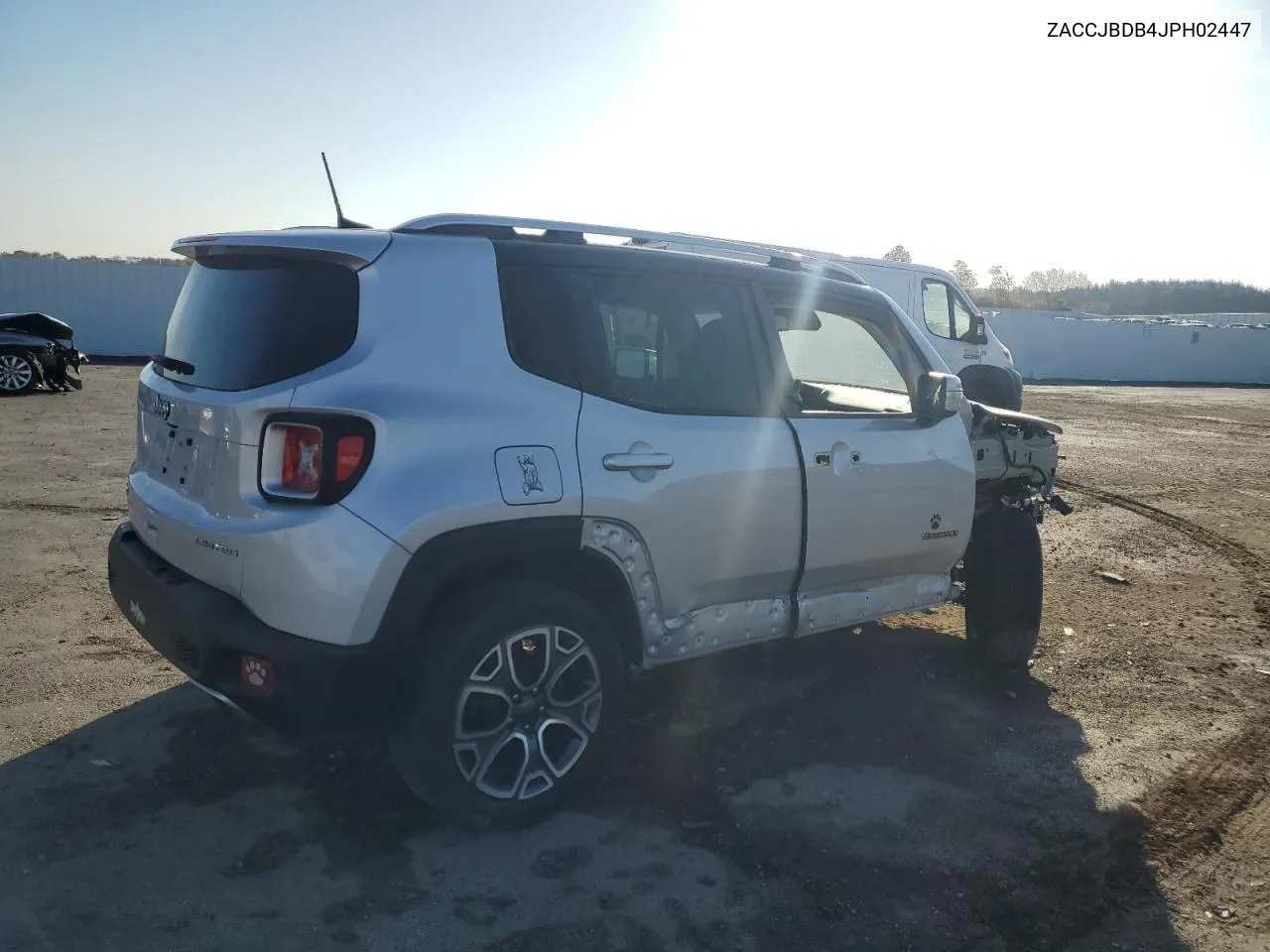 2018 Jeep Renegade Limited VIN: ZACCJBDB4JPH02447 Lot: 77193844