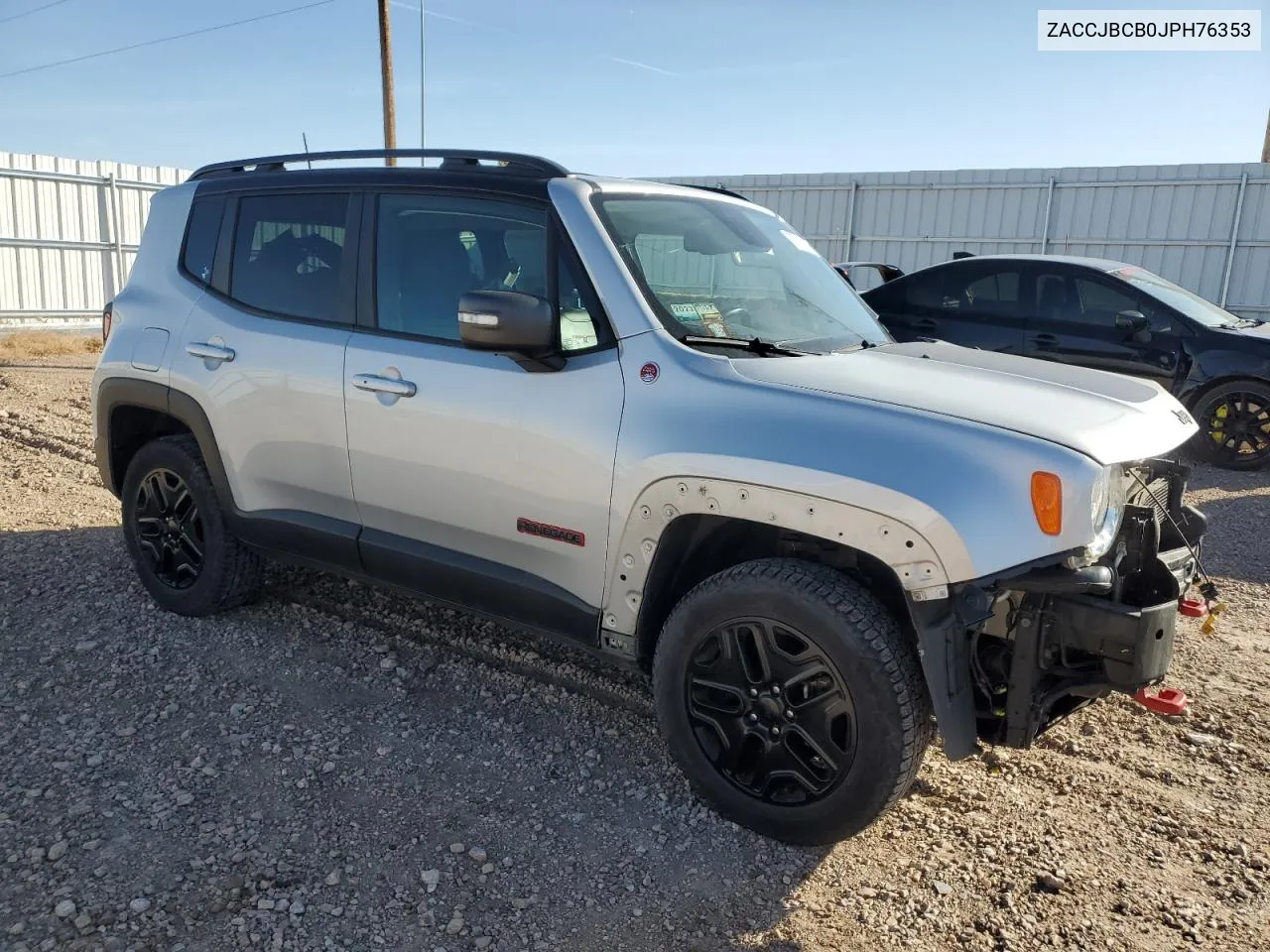 2018 Jeep Renegade Trailhawk VIN: ZACCJBCB0JPH76353 Lot: 77597514