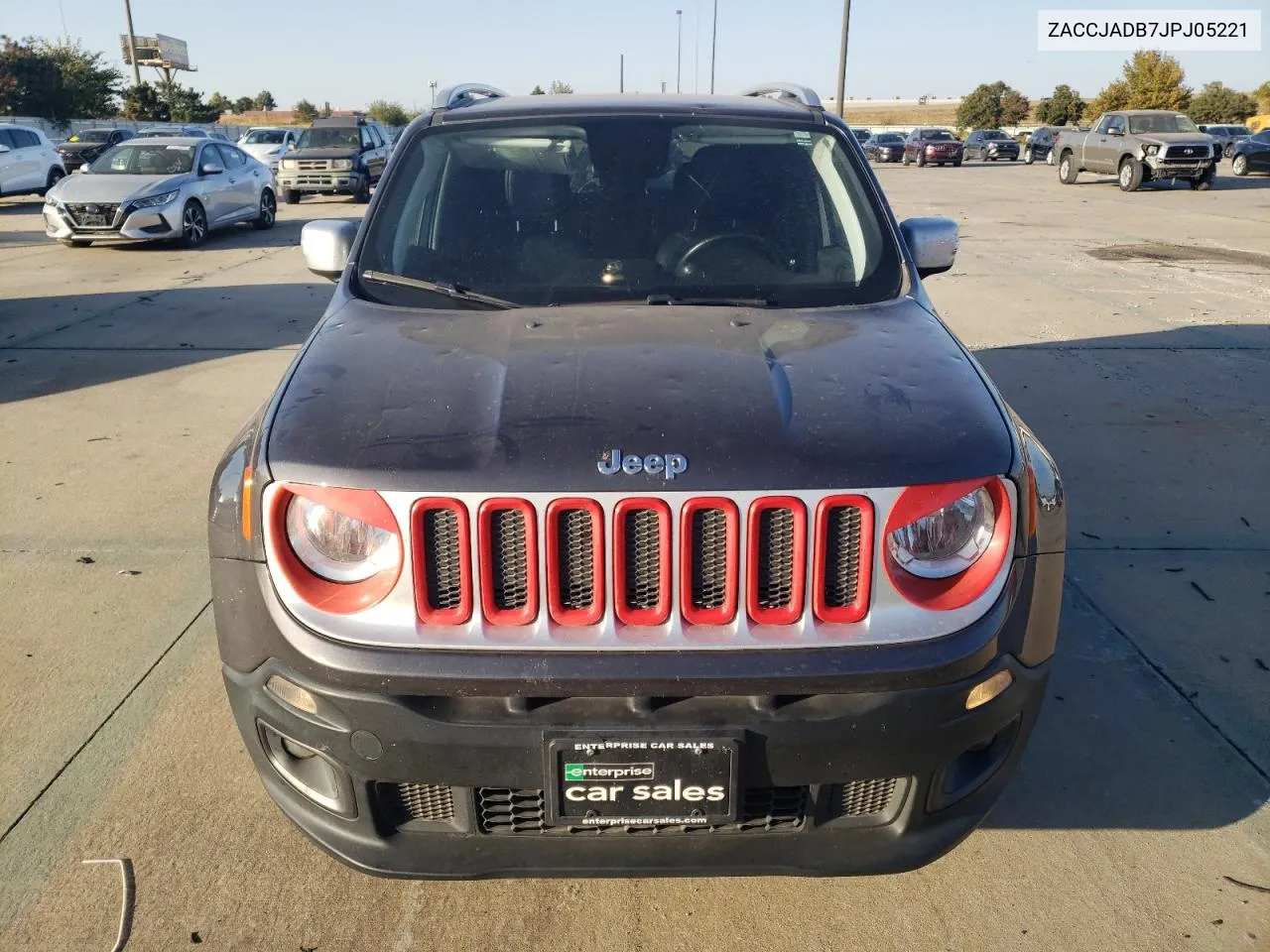 2018 Jeep Renegade Limited VIN: ZACCJADB7JPJ05221 Lot: 77796474