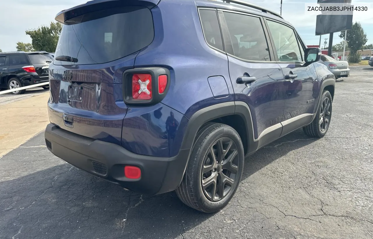 2018 Jeep Renegade Latitude VIN: ZACCJABB3JPH14330 Lot: 78430614