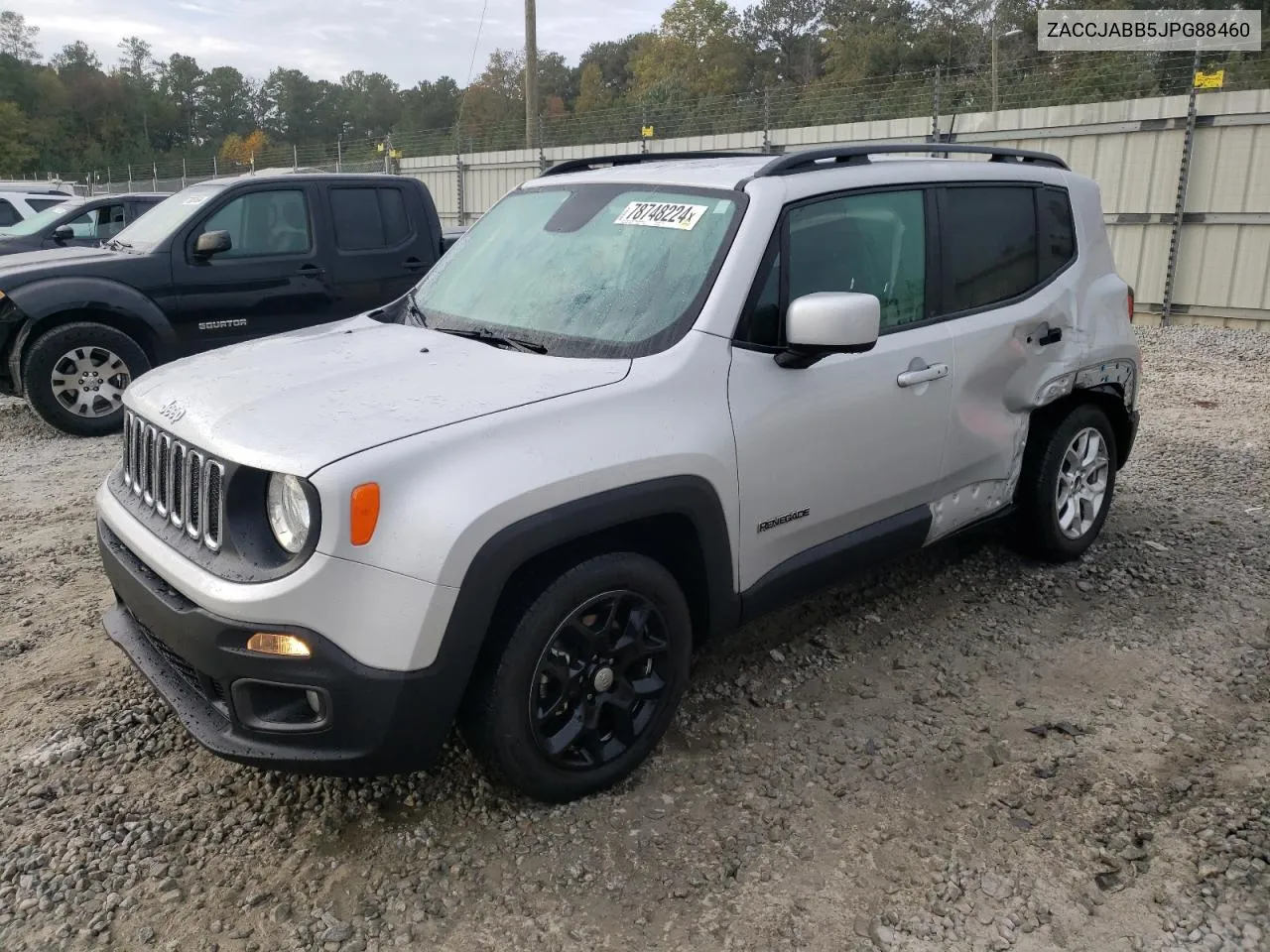 2018 Jeep Renegade Latitude VIN: ZACCJABB5JPG88460 Lot: 78748224