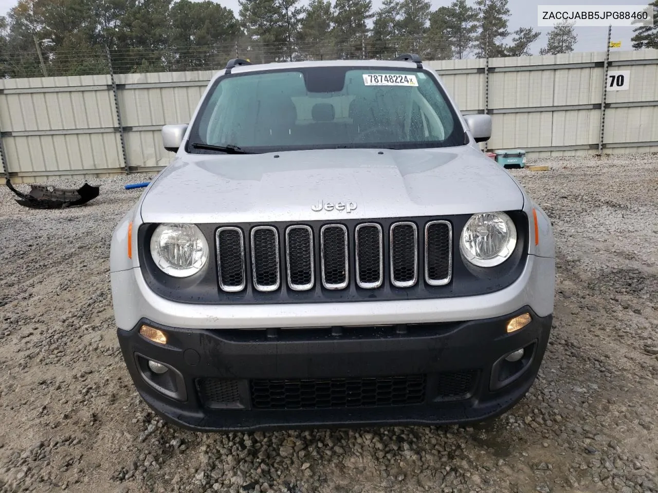 2018 Jeep Renegade Latitude VIN: ZACCJABB5JPG88460 Lot: 78748224