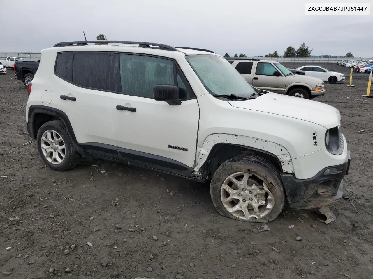 2018 Jeep Renegade Sport VIN: ZACCJBAB7JPJ51447 Lot: 79684924