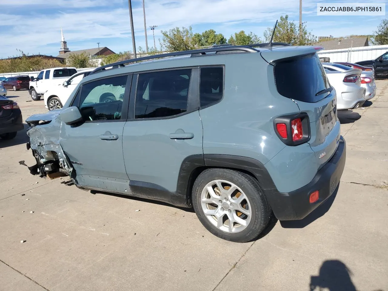 2018 Jeep Renegade Latitude VIN: ZACCJABB6JPH15861 Lot: 80377104