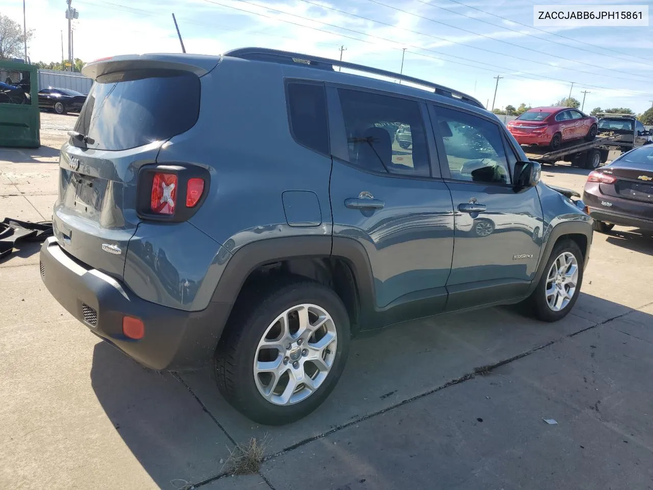 2018 Jeep Renegade Latitude VIN: ZACCJABB6JPH15861 Lot: 80377104