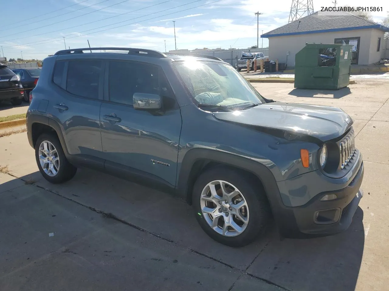 2018 Jeep Renegade Latitude VIN: ZACCJABB6JPH15861 Lot: 80377104