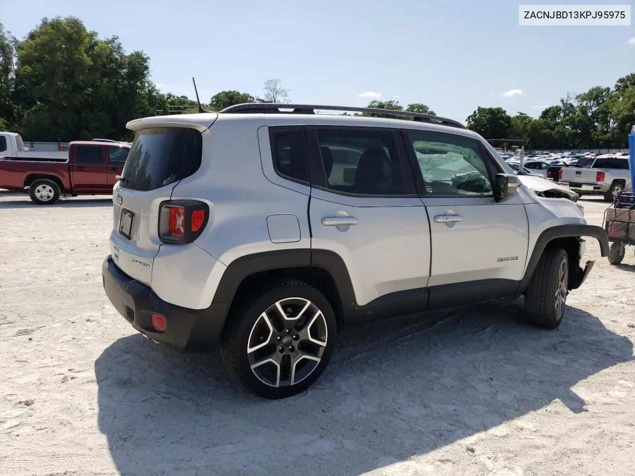 2019 Jeep Renegade Limited VIN: ZACNJBD13KPJ95975 Lot: 53188974