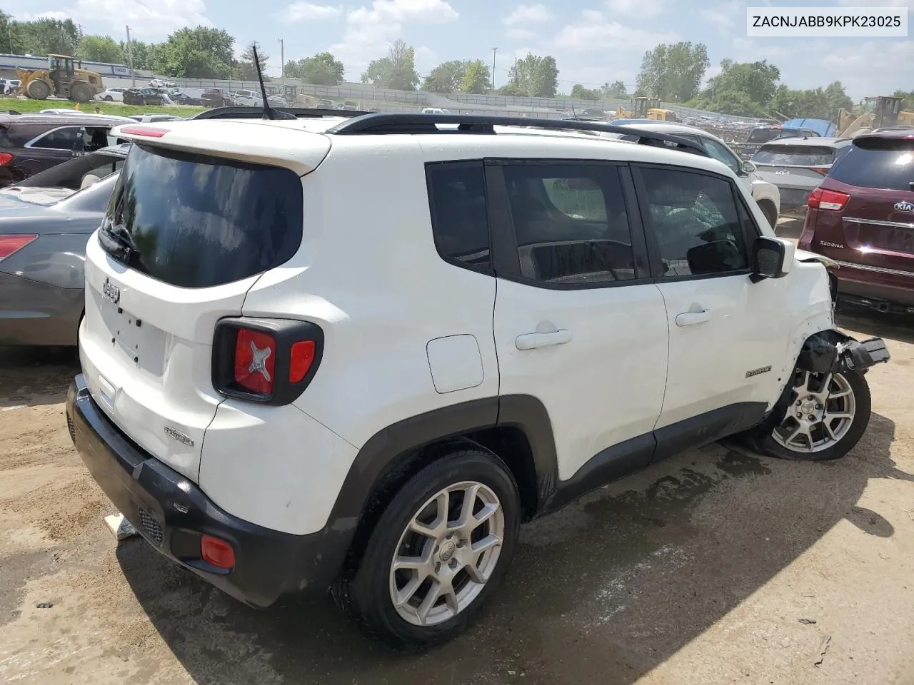 2019 Jeep Renegade Latitude VIN: ZACNJABB9KPK23025 Lot: 55920584