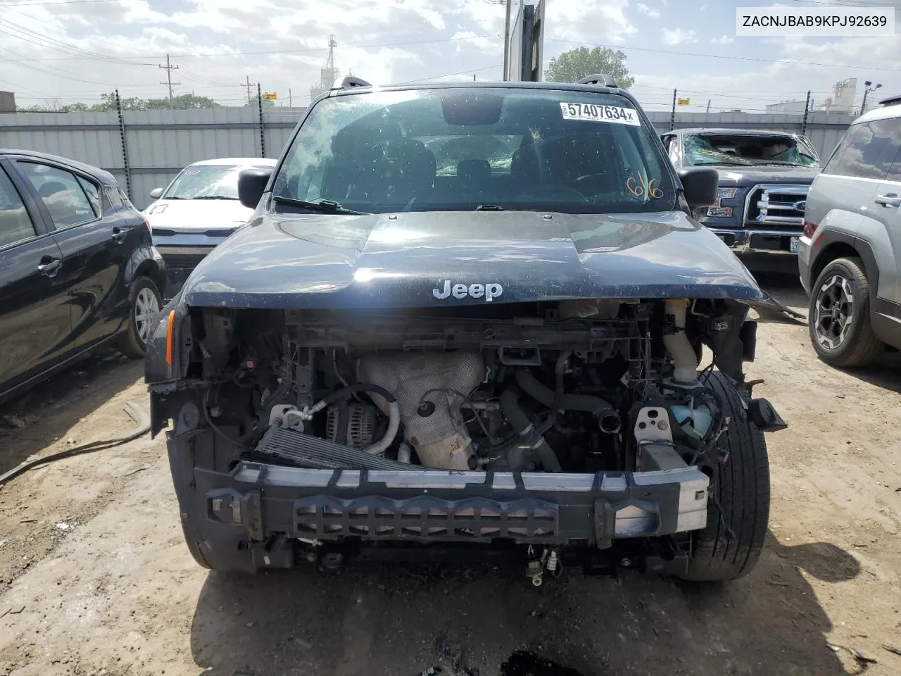 2019 Jeep Renegade Sport VIN: ZACNJBAB9KPJ92639 Lot: 57407634