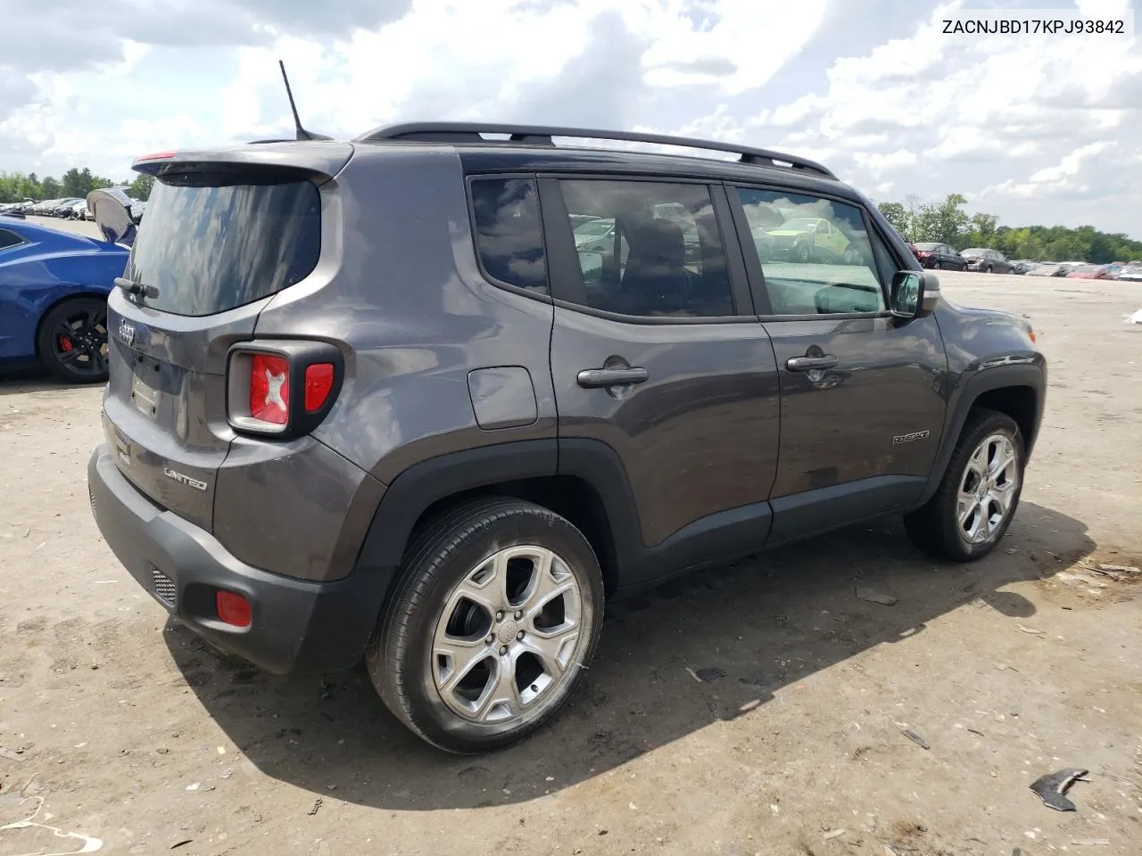 2019 Jeep Renegade Limited VIN: ZACNJBD17KPJ93842 Lot: 57526044