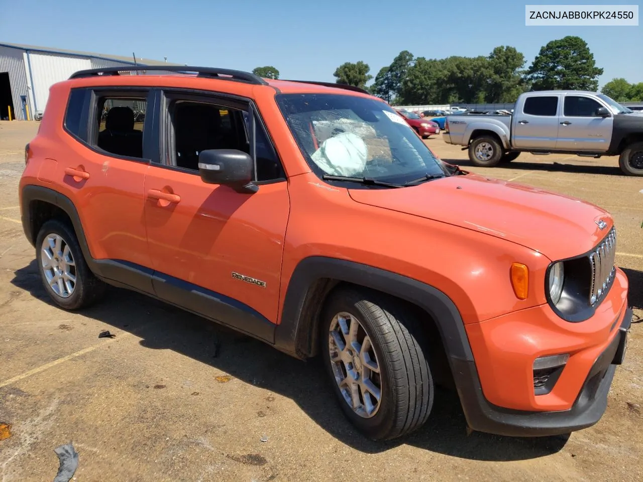 2019 Jeep Renegade Latitude VIN: ZACNJABB0KPK24550 Lot: 59151134