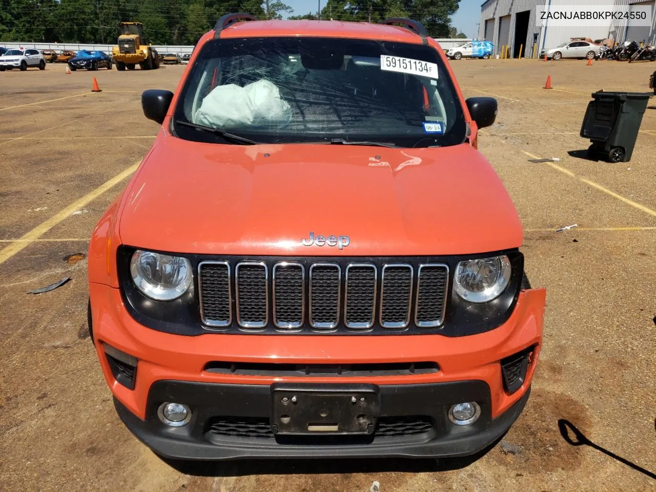 2019 Jeep Renegade Latitude VIN: ZACNJABB0KPK24550 Lot: 59151134