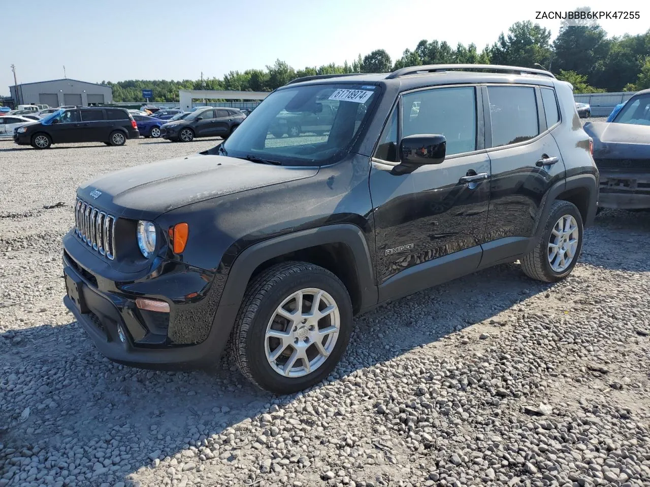 2019 Jeep Renegade Latitude VIN: ZACNJBBB6KPK47255 Lot: 61718974