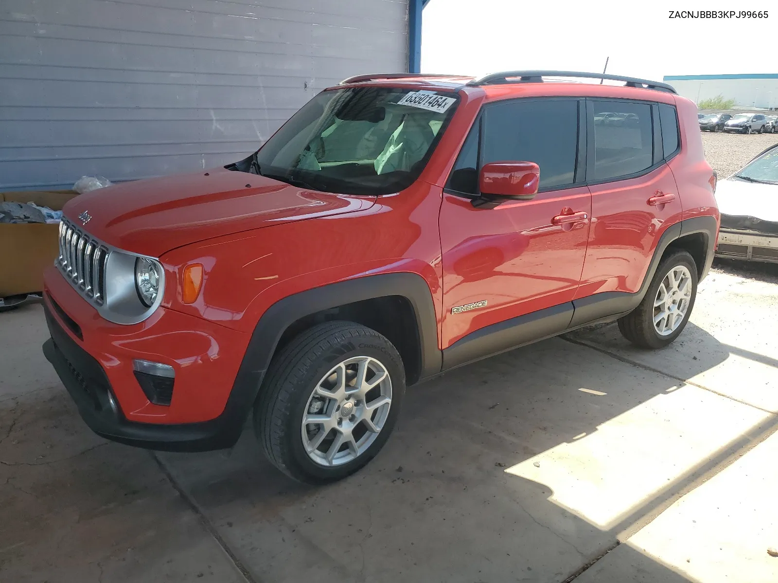 2019 Jeep Renegade Latitude VIN: ZACNJBBB3KPJ99665 Lot: 63501464