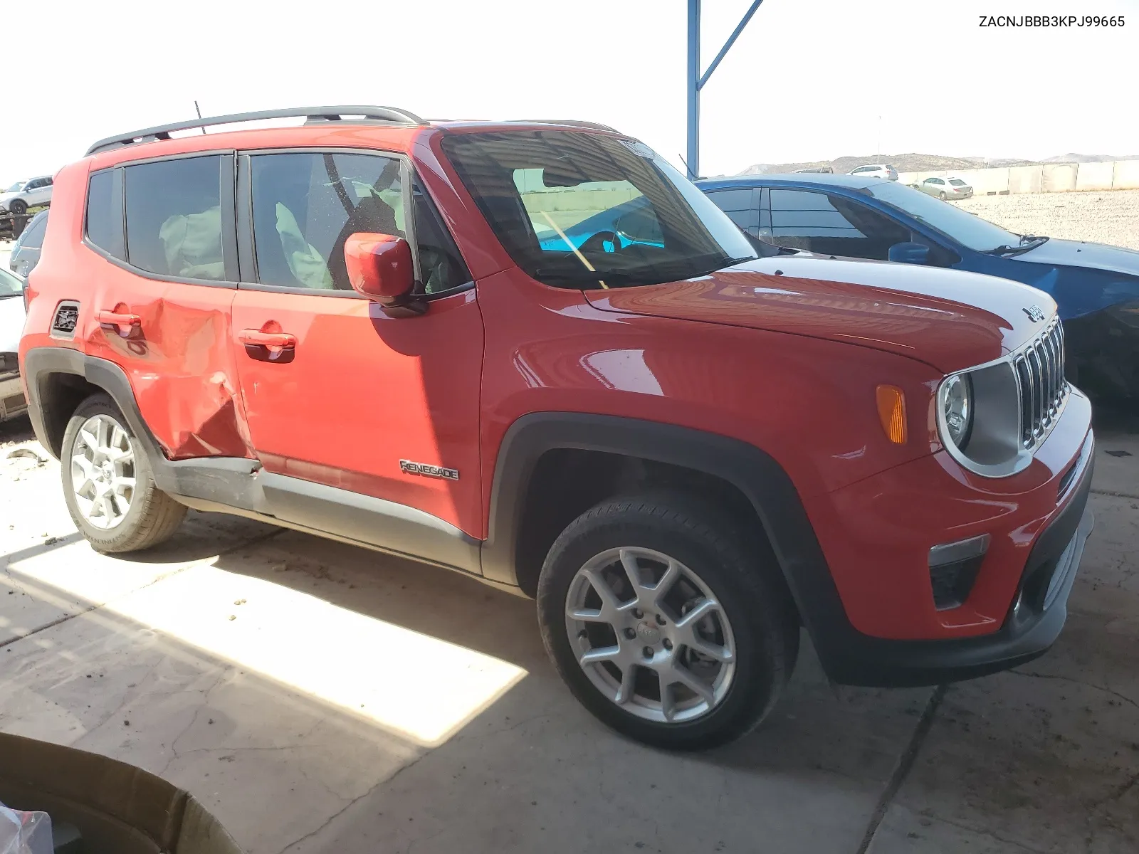 2019 Jeep Renegade Latitude VIN: ZACNJBBB3KPJ99665 Lot: 63501464