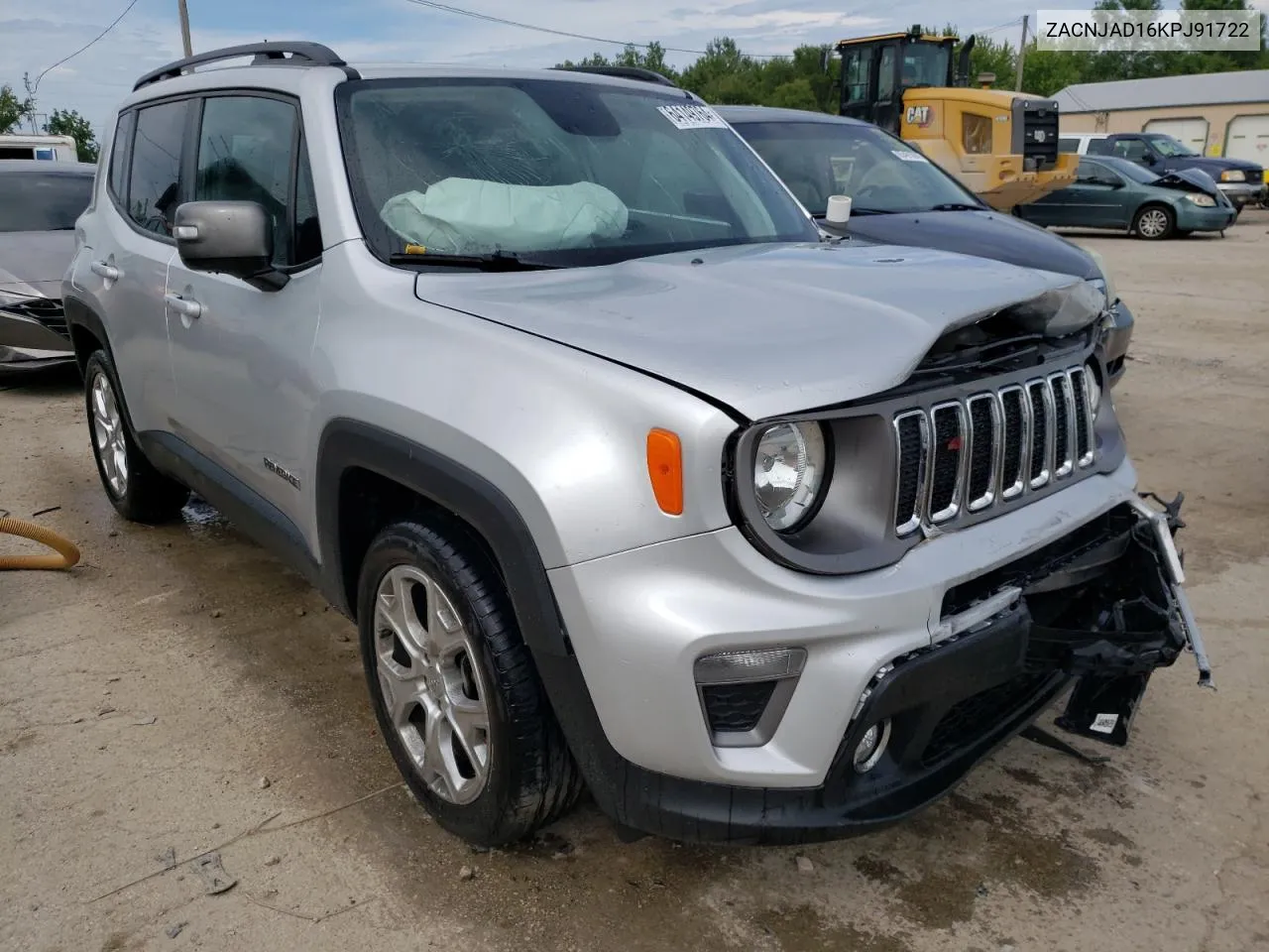 2019 Jeep Renegade Limited VIN: ZACNJAD16KPJ91722 Lot: 64149764