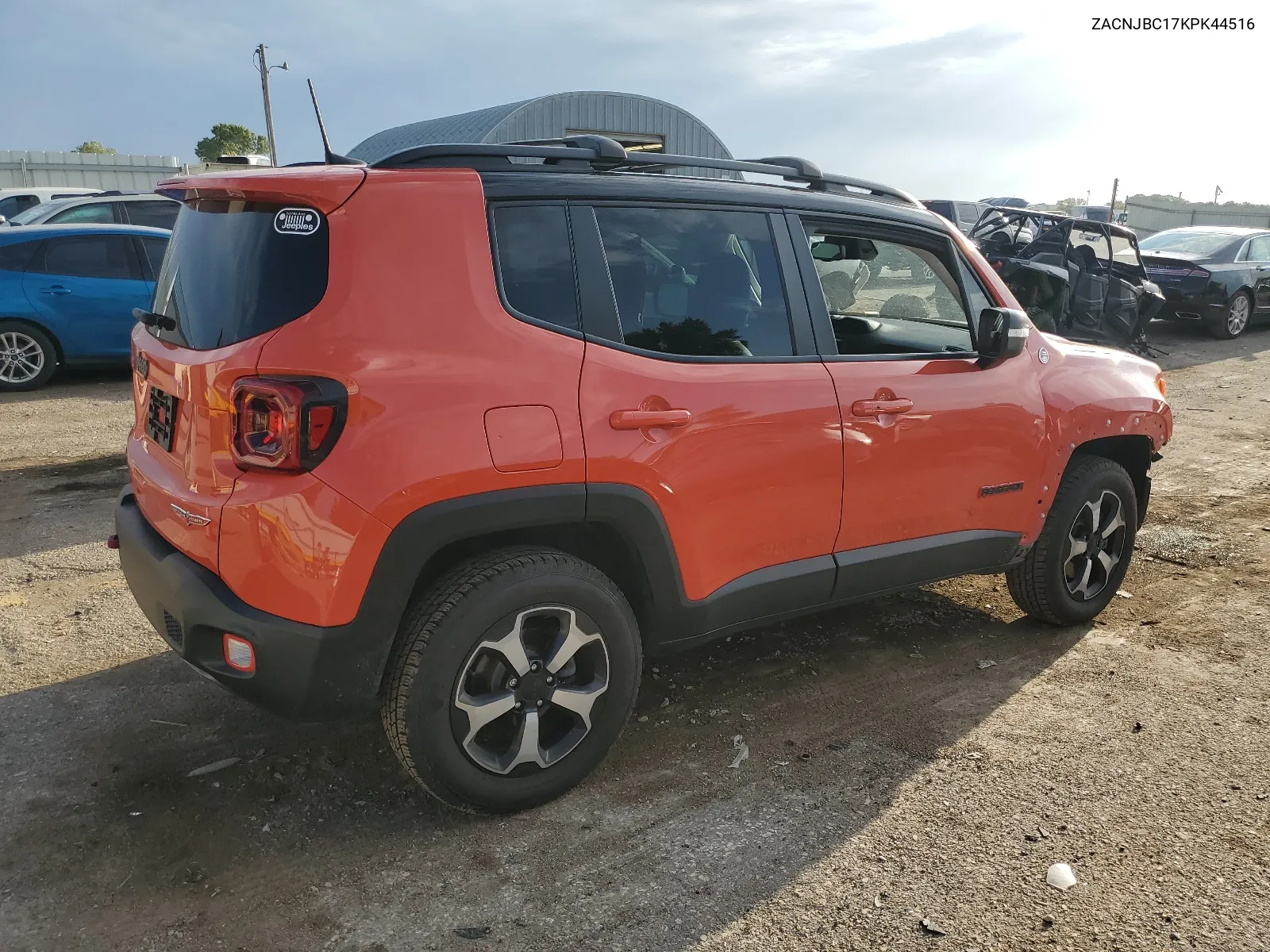 2019 Jeep Renegade Trailhawk VIN: ZACNJBC17KPK44516 Lot: 65007334