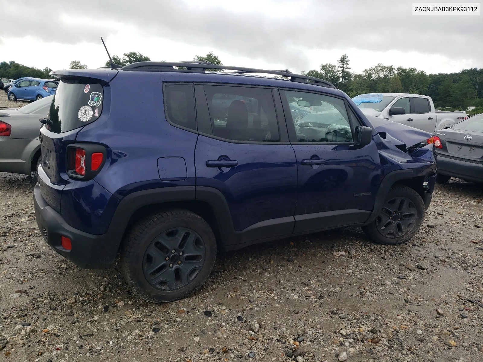 2019 Jeep Renegade Sport VIN: ZACNJBAB3KPK93112 Lot: 65352084