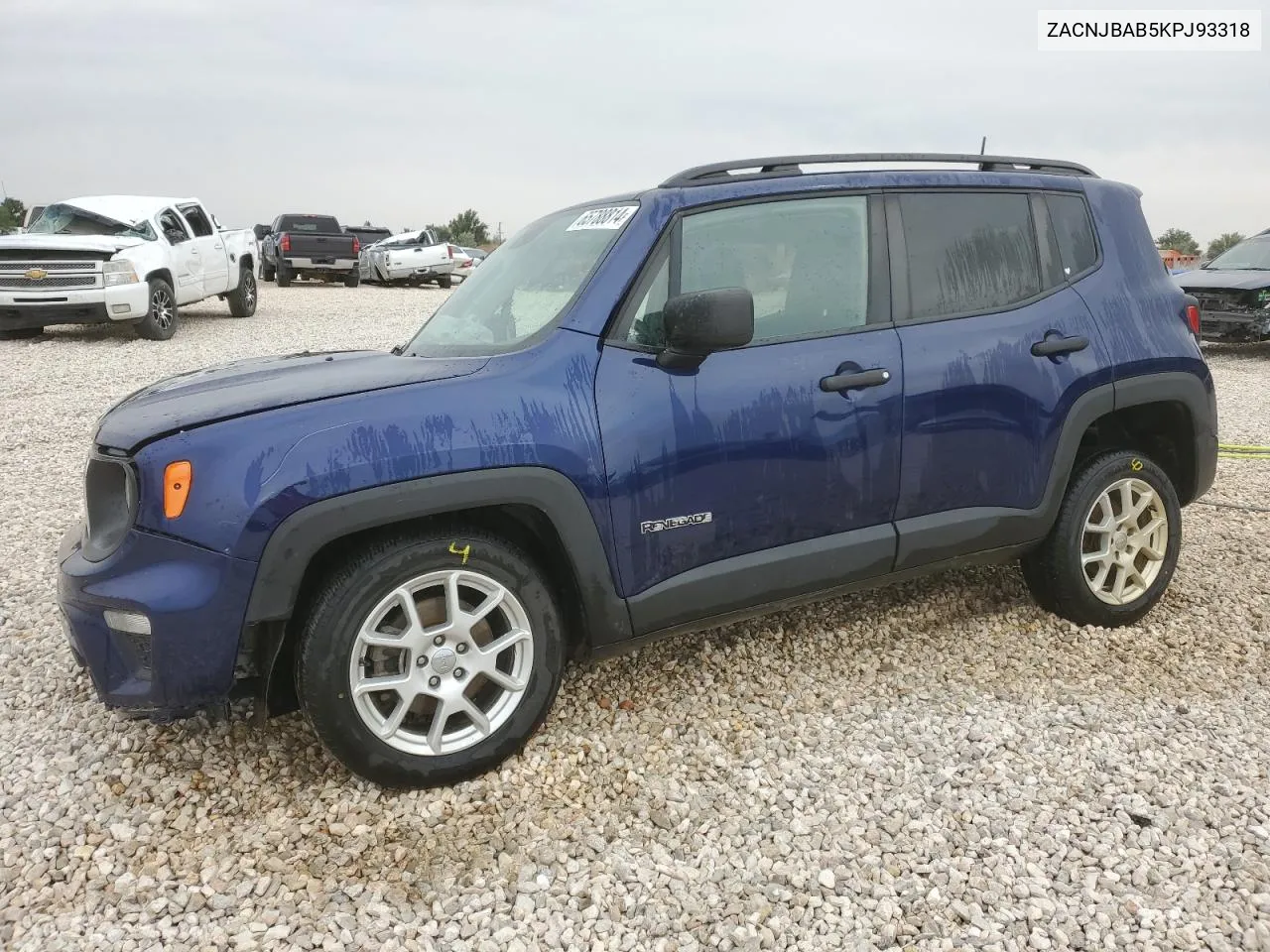 2019 Jeep Renegade Sport VIN: ZACNJBAB5KPJ93318 Lot: 65788814