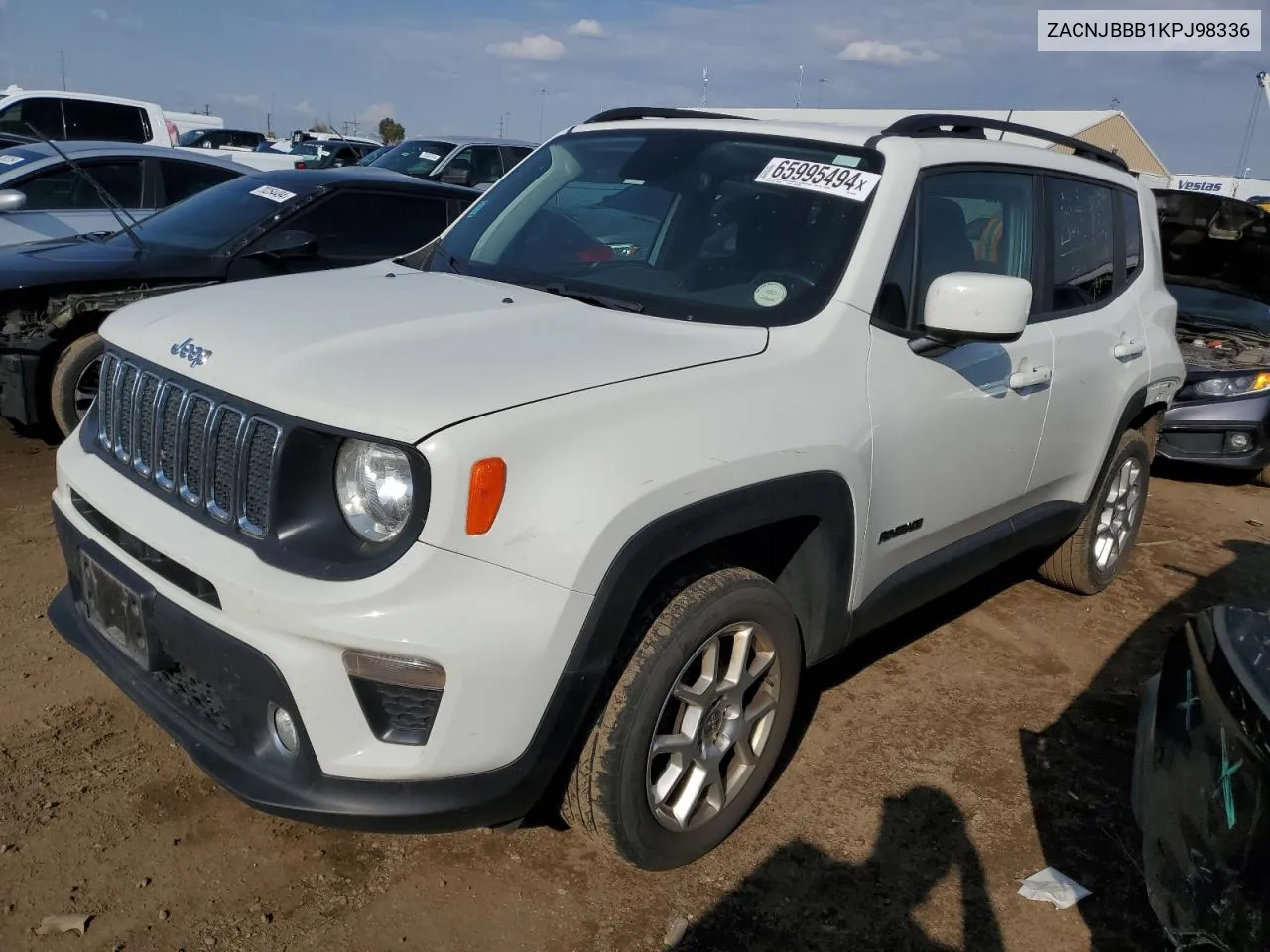 2019 Jeep Renegade Latitude VIN: ZACNJBBB1KPJ98336 Lot: 65995494