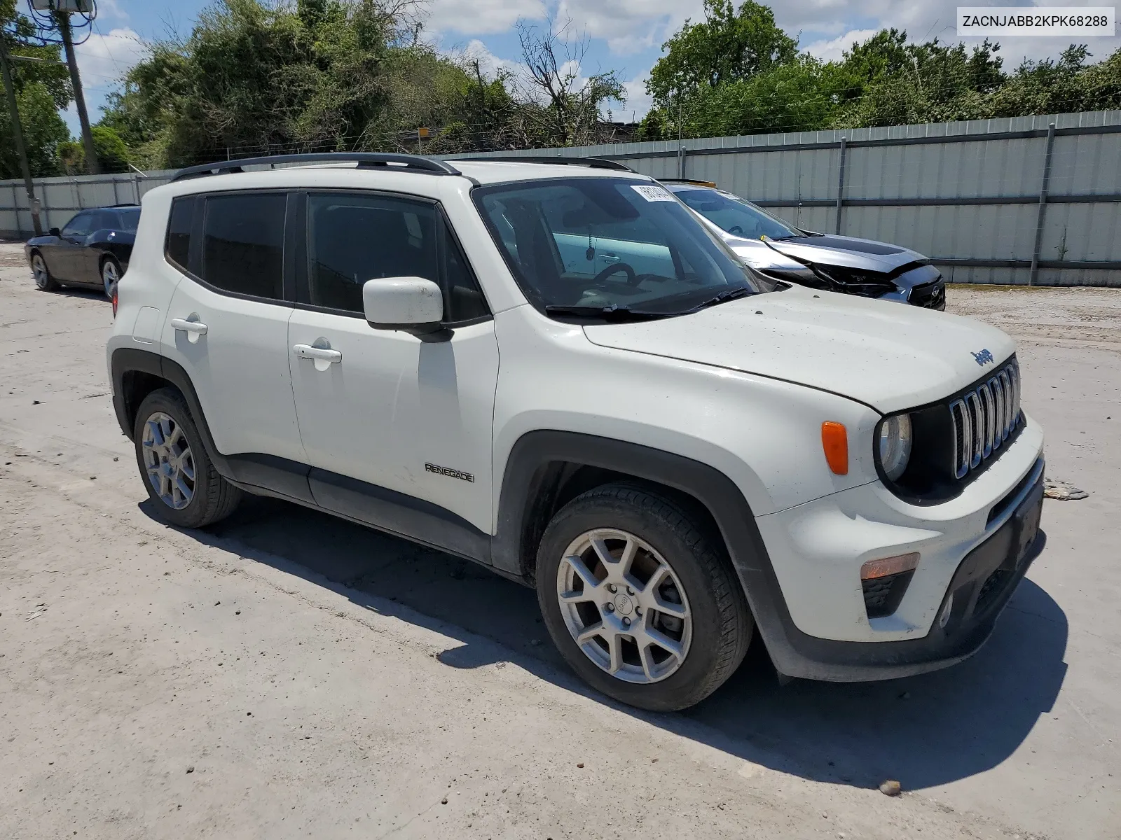 2019 Jeep Renegade Latitude VIN: ZACNJABB2KPK68288 Lot: 66134044