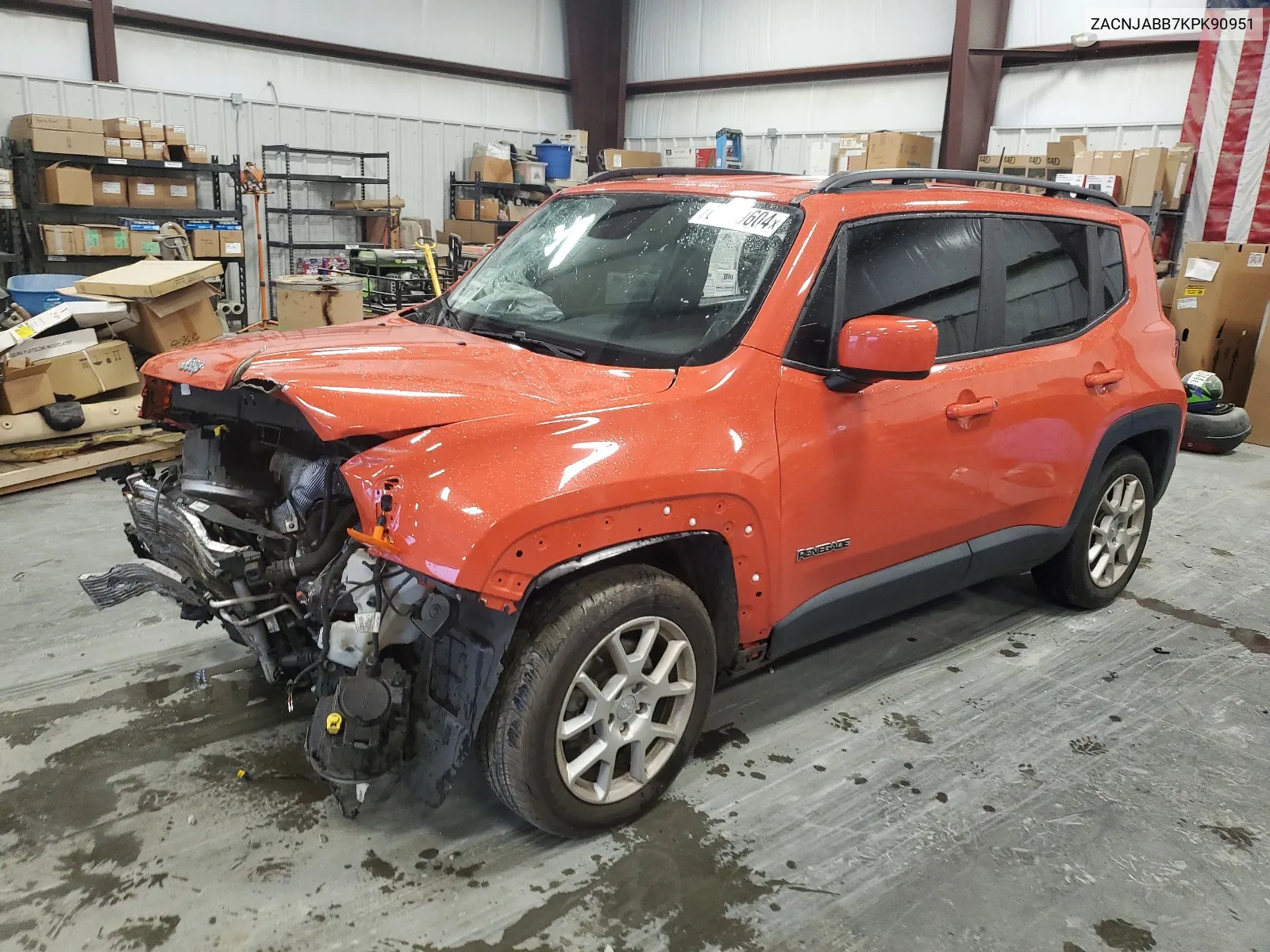 ZACNJABB7KPK90951 2019 Jeep Renegade Latitude