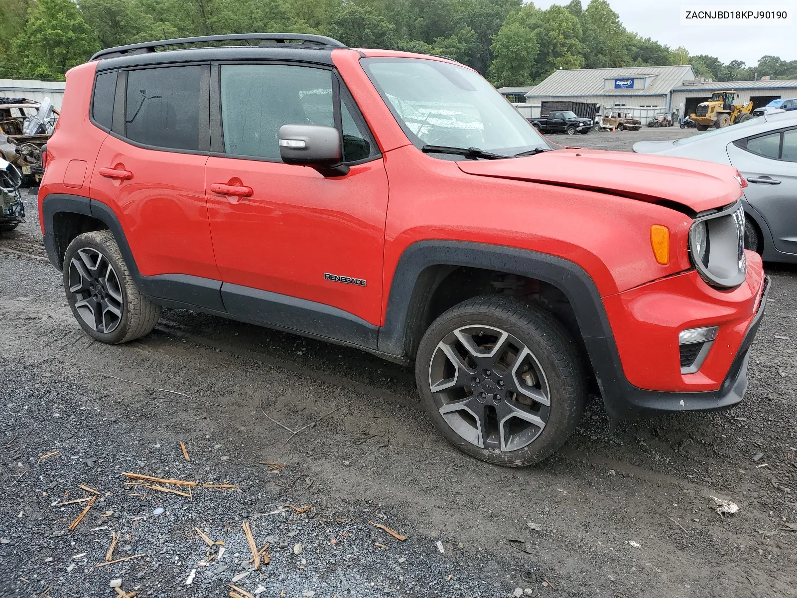 2019 Jeep Renegade Limited VIN: ZACNJBD18KPJ90190 Lot: 66311364