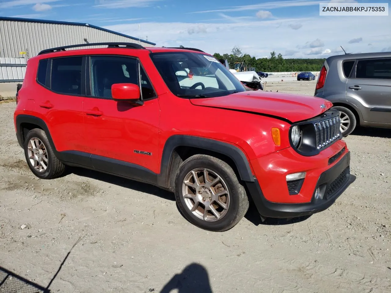 2019 Jeep Renegade Latitude VIN: ZACNJABB4KPJ75353 Lot: 66337204