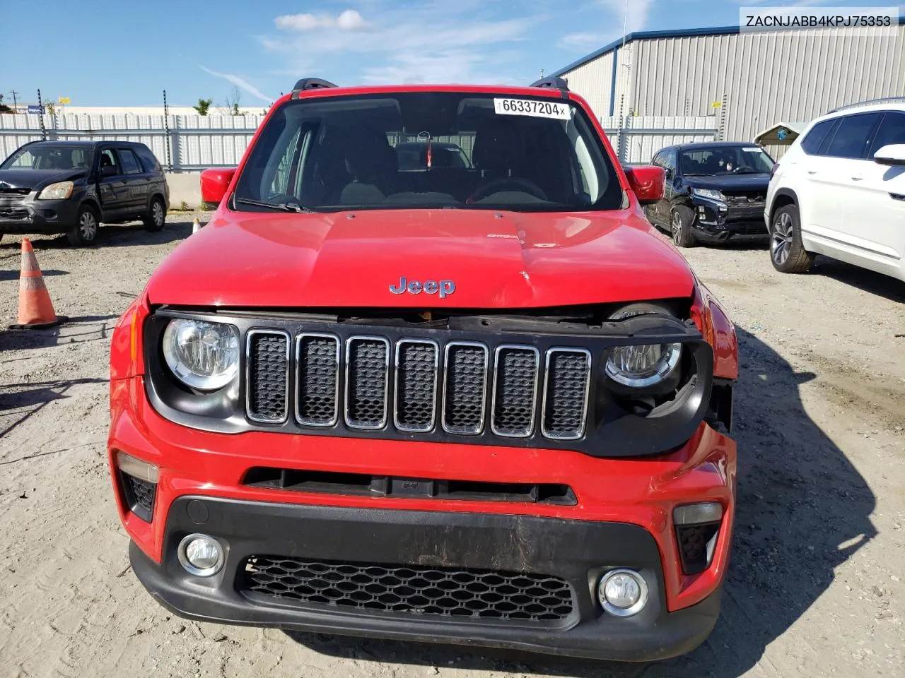 2019 Jeep Renegade Latitude VIN: ZACNJABB4KPJ75353 Lot: 66337204