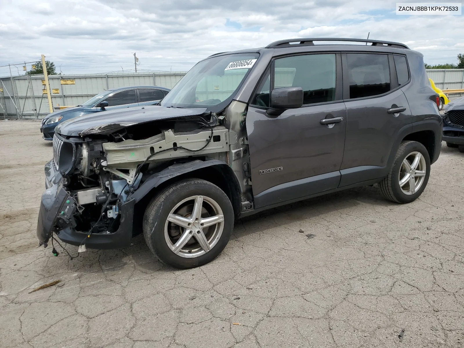 2019 Jeep Renegade Latitude VIN: ZACNJBBB1KPK72533 Lot: 66806054