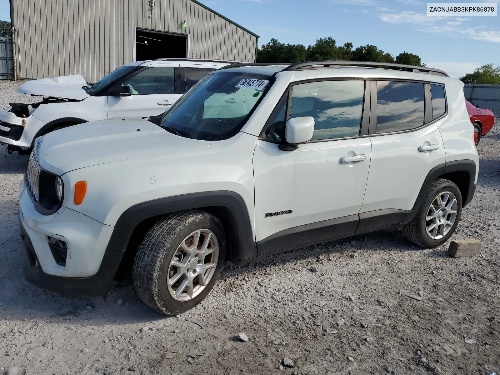 2019 Jeep Renegade Latitude VIN: ZACNJABB3KPK86878 Lot: 66845714