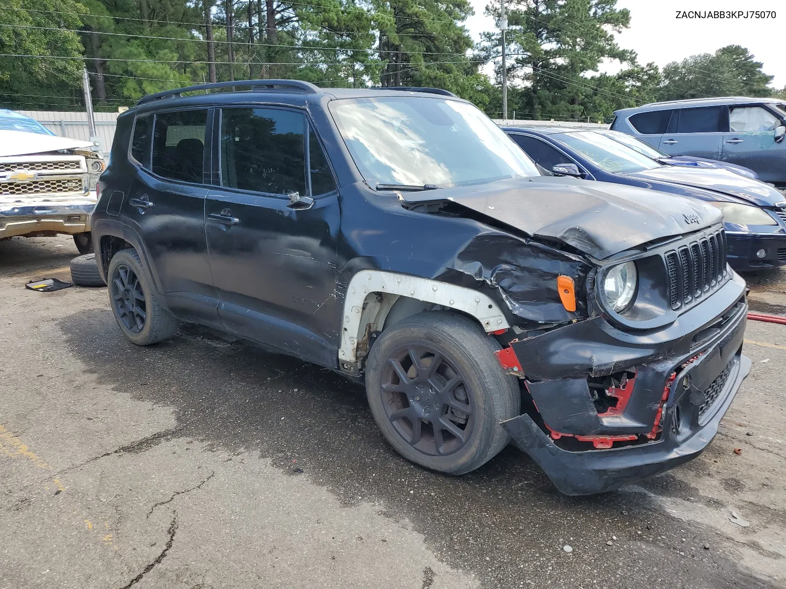 ZACNJABB3KPJ75070 2019 Jeep Renegade Latitude