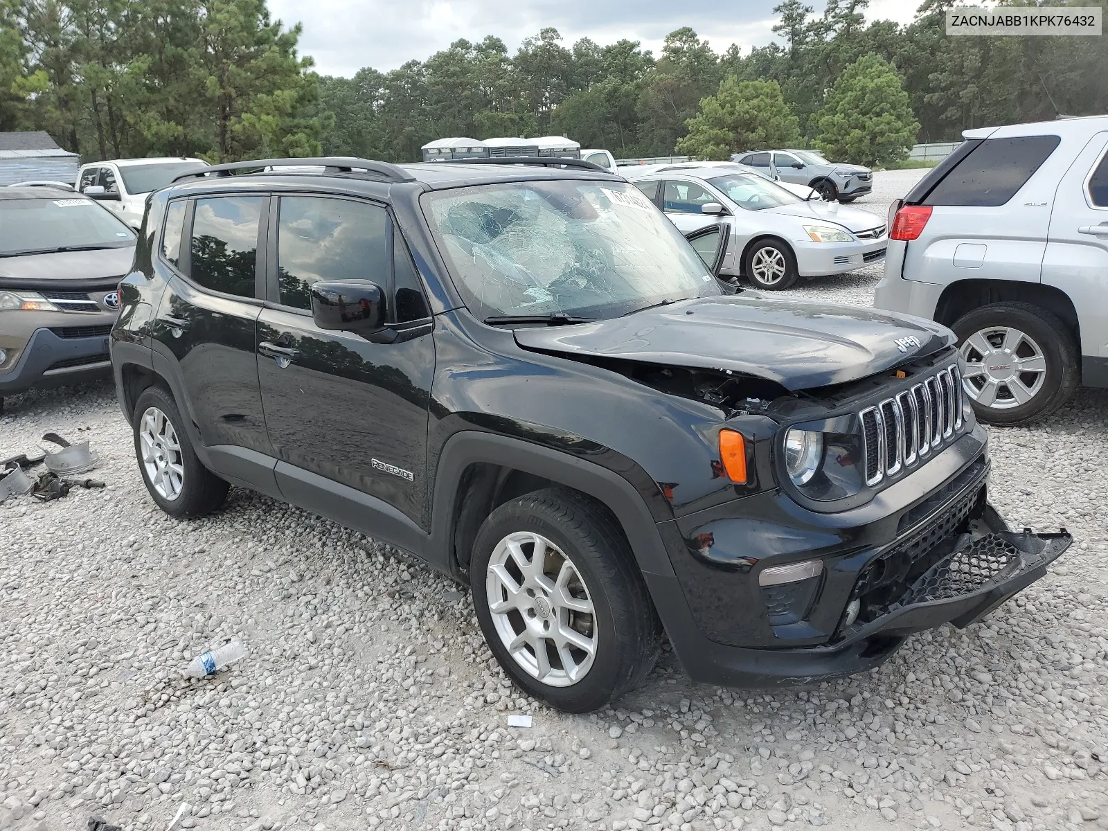 2019 Jeep Renegade Latitude VIN: ZACNJABB1KPK76432 Lot: 67314624