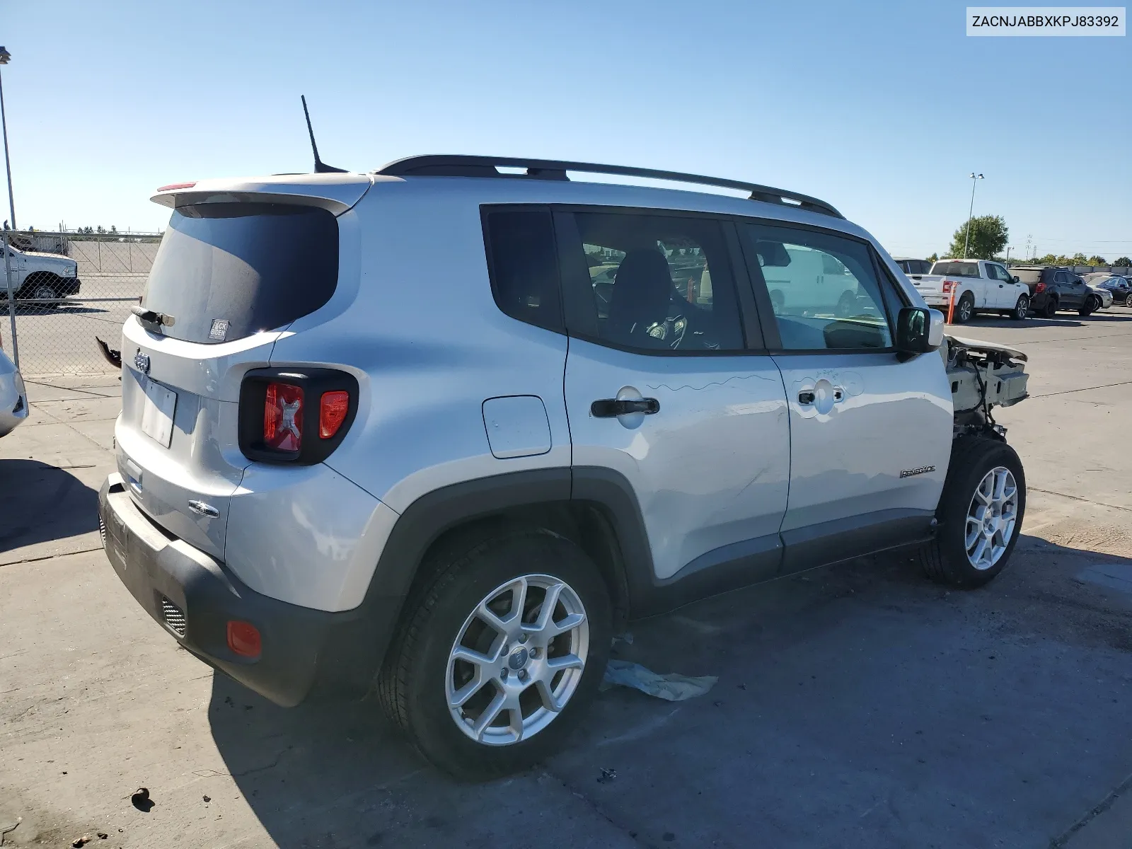 2019 Jeep Renegade Latitude VIN: ZACNJABBXKPJ83392 Lot: 67391844