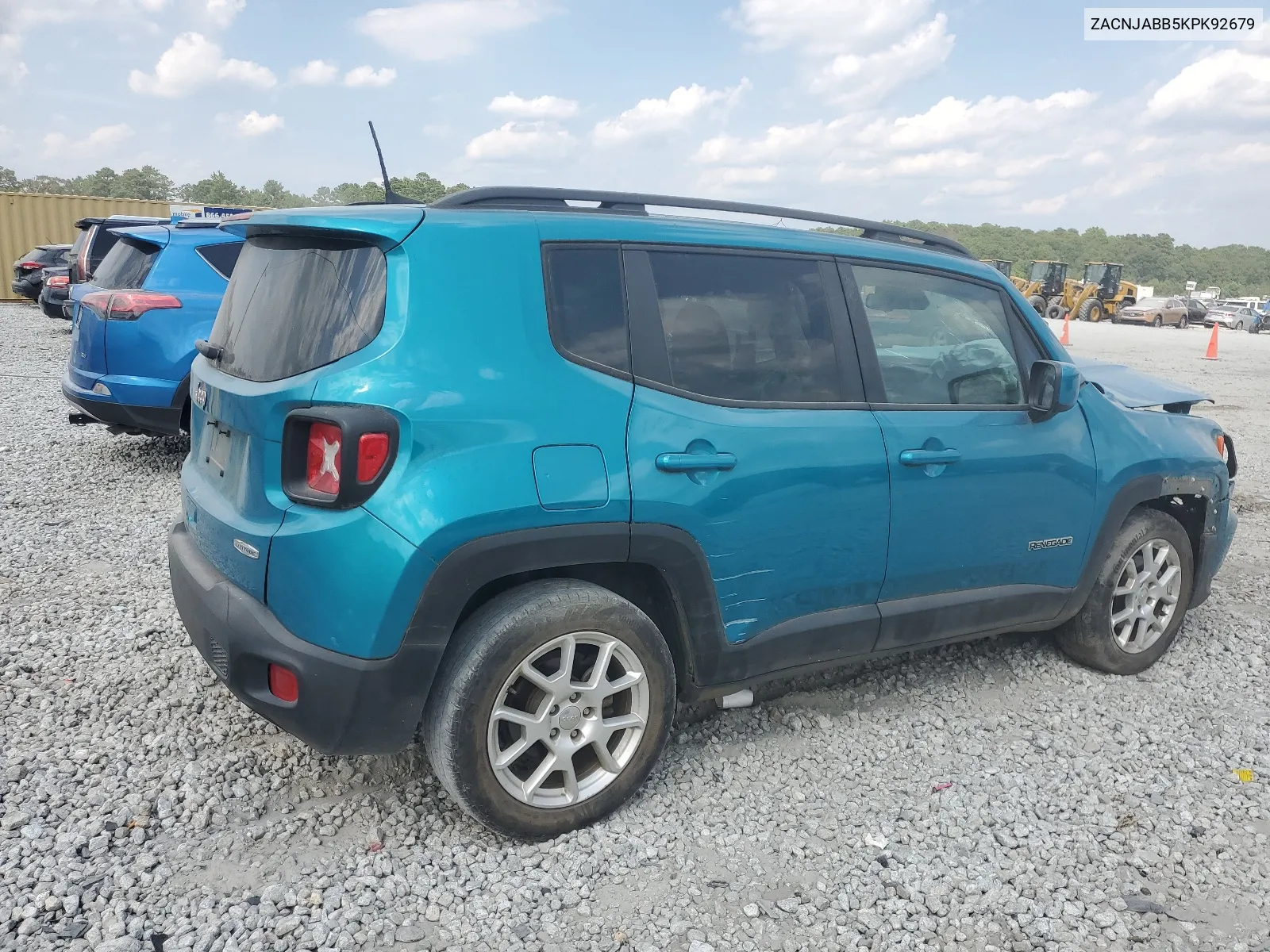 2019 Jeep Renegade Latitude VIN: ZACNJABB5KPK92679 Lot: 67756034